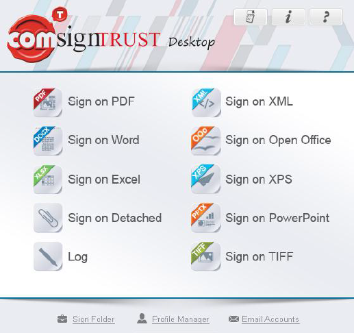 comsign trust desktop